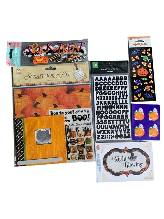 Other - Halloween Scrapbook Kit Embellishments Stickers & Creative Letters